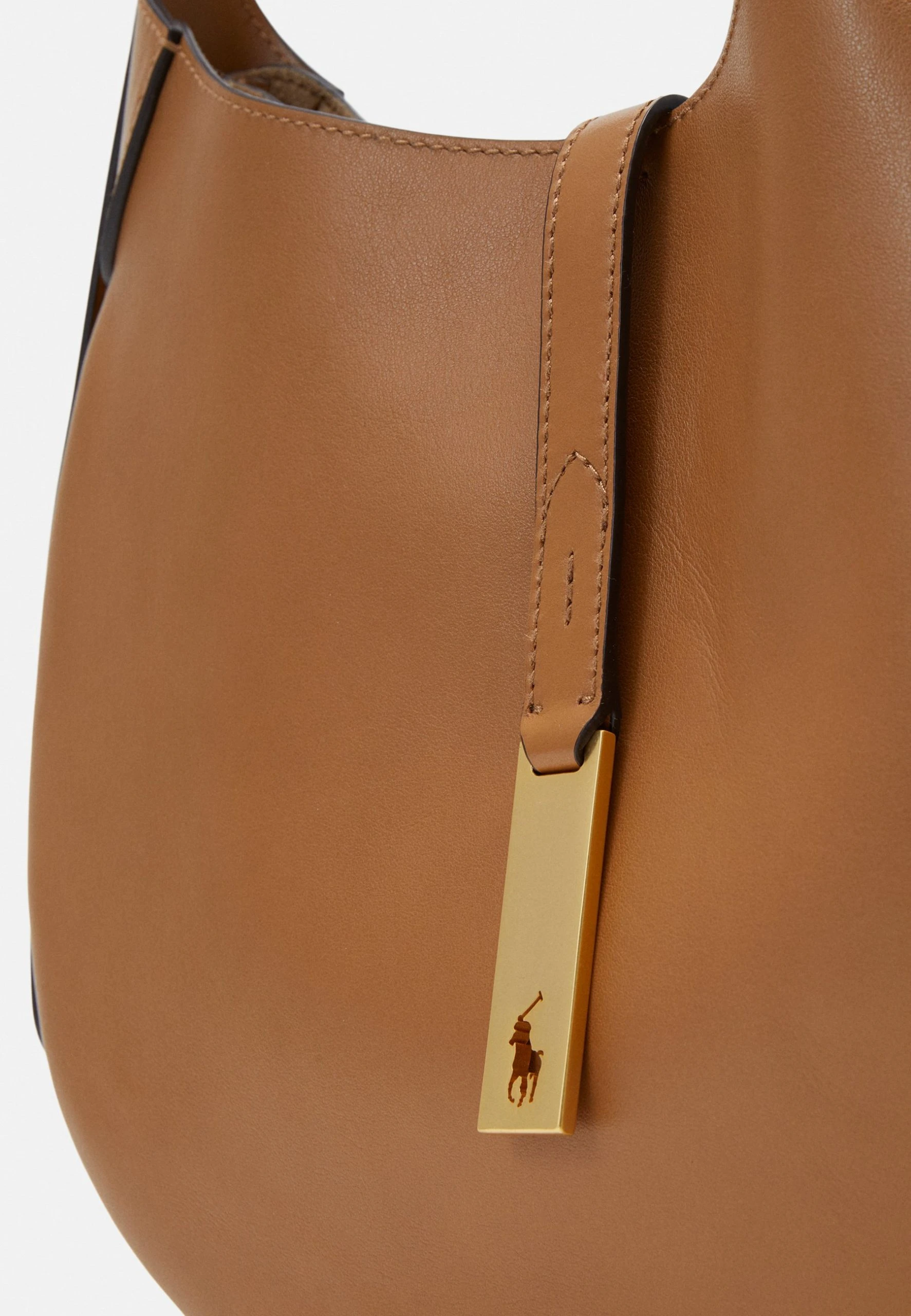 Polo Ralph Lauren SHOULDER MEDIUM - Torebka - Tan 6 Polo Ralph Lauren SHOULDER MEDIUM - Torebka - Tan - obrazek 4