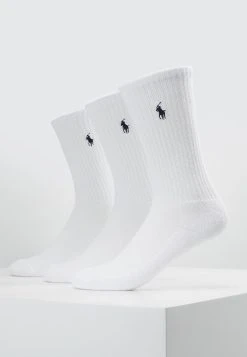 Polo Ralph Lauren POLY BLEND SOLE 3 PACK - Skarpety - White