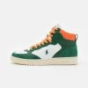 Polo Ralph Lauren Sneakersy Wysokie - Forest/white/orange