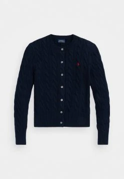Polo Ralph Lauren LONG SLEEVE CARDIGAN - Kardigan - Hunter Navy -Polo Ralph Lauren 03a7c231c3d948b0a656226e896f48eb