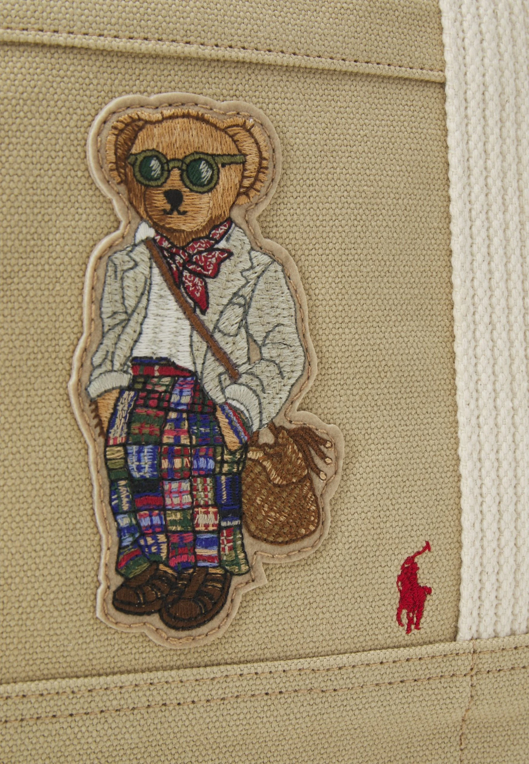 Polo Ralph Lauren SMALL TOTE SMALL - Torebka - Dune Tan 6 Polo Ralph Lauren SMALL TOTE SMALL - Torebka - Dune Tan - obrazek 4