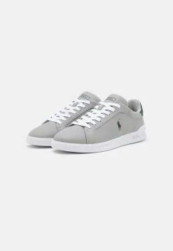 Alternative view of Polo Ralph Lauren HERITAGE COURT UNISEX - Sneakersy Niskie - Soft Grey/green