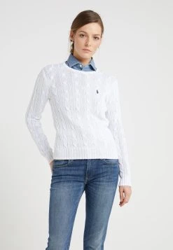 Polo Ralph Lauren SLIM FIT - Sweter - White