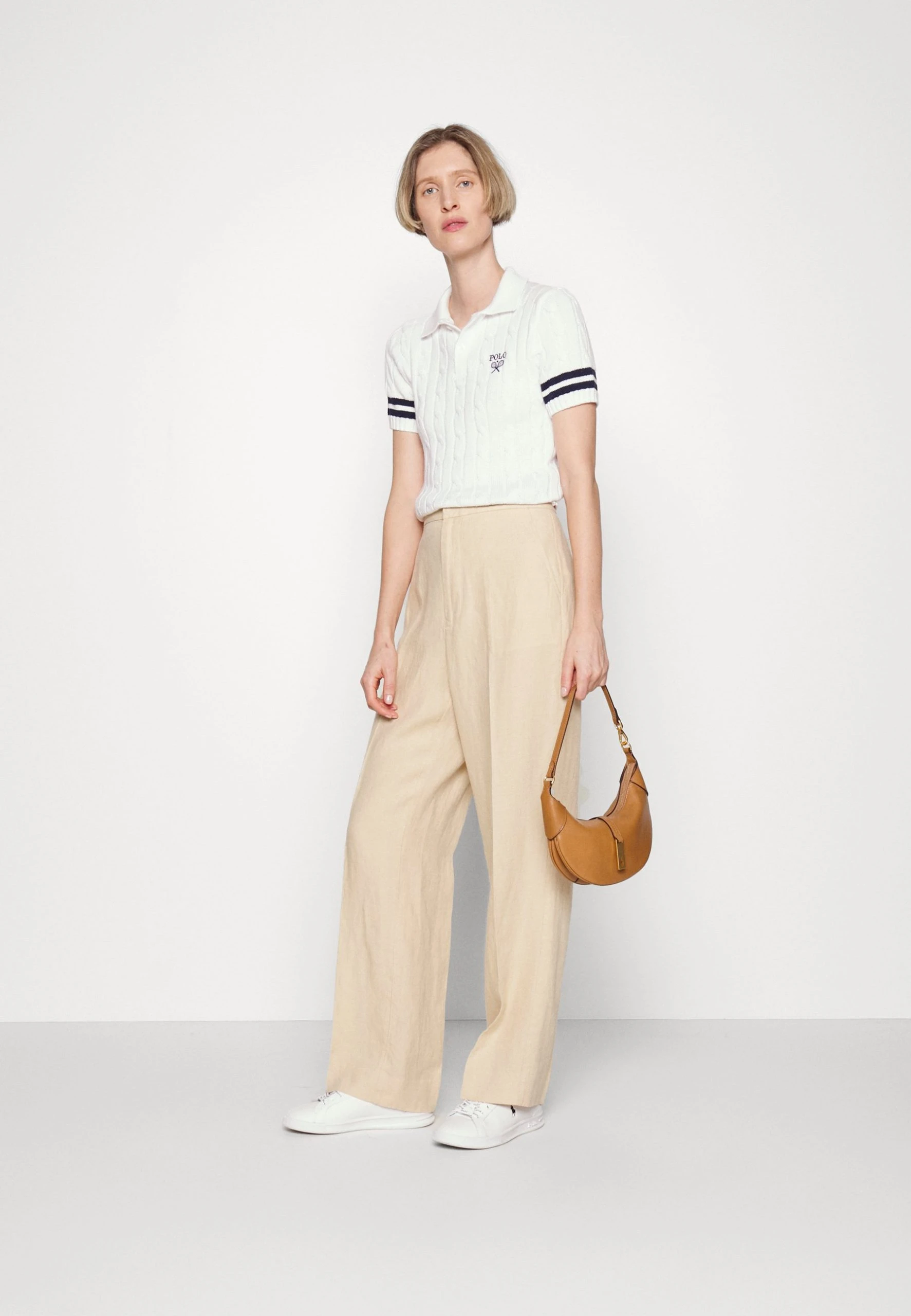 Polo Ralph Lauren FULL LENGTH FLAT FRONT - Spodnie Materiałowe - Basic Sand 4 Polo Ralph Lauren FULL LENGTH FLAT FRONT - Spodnie Materiałowe - Basic Sand - obrazek 2