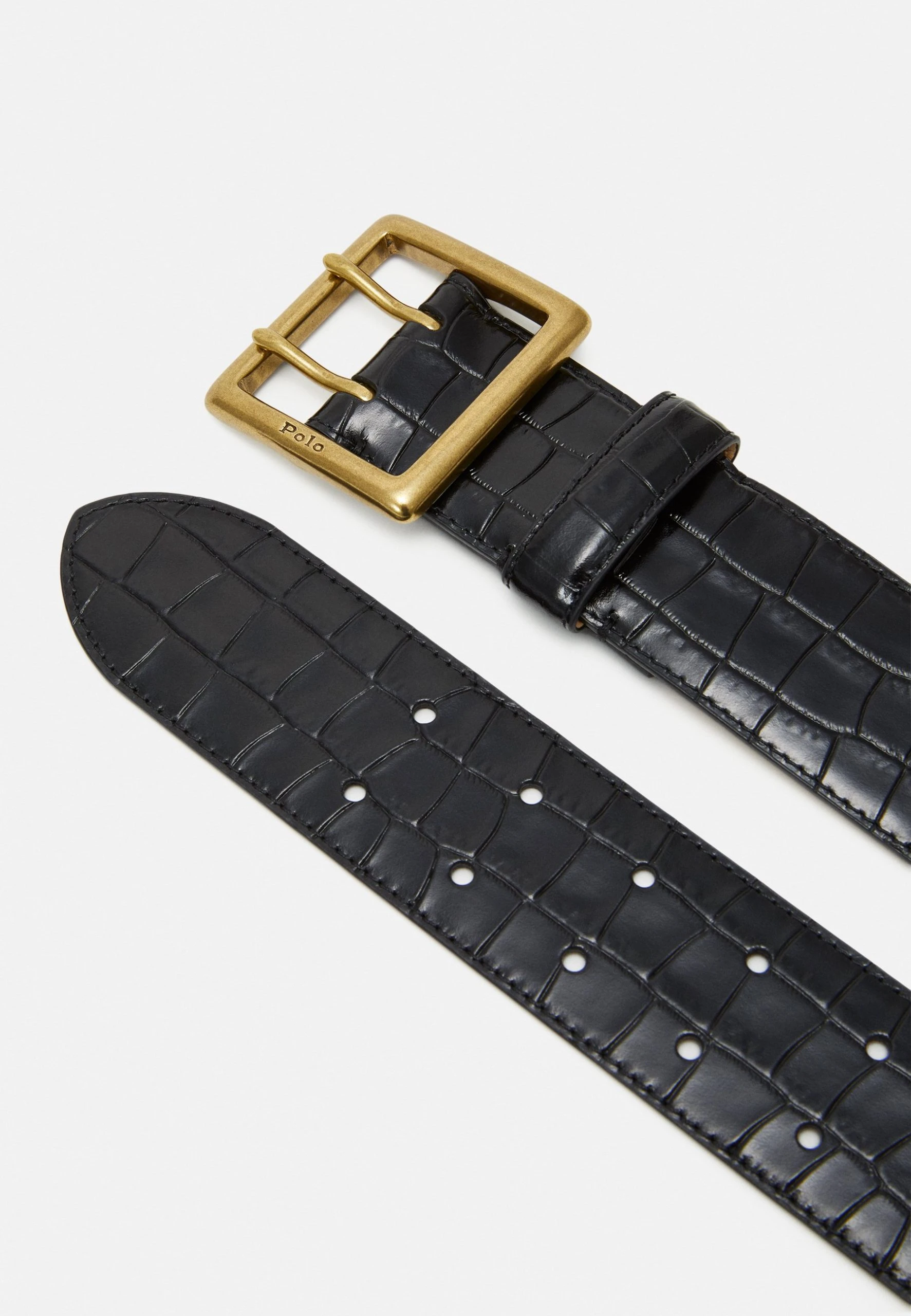 Polo Ralph Lauren BELT MEDIUM - Pasek - Black 4 Polo Ralph Lauren BELT MEDIUM - Pasek - Black - obrazek 2