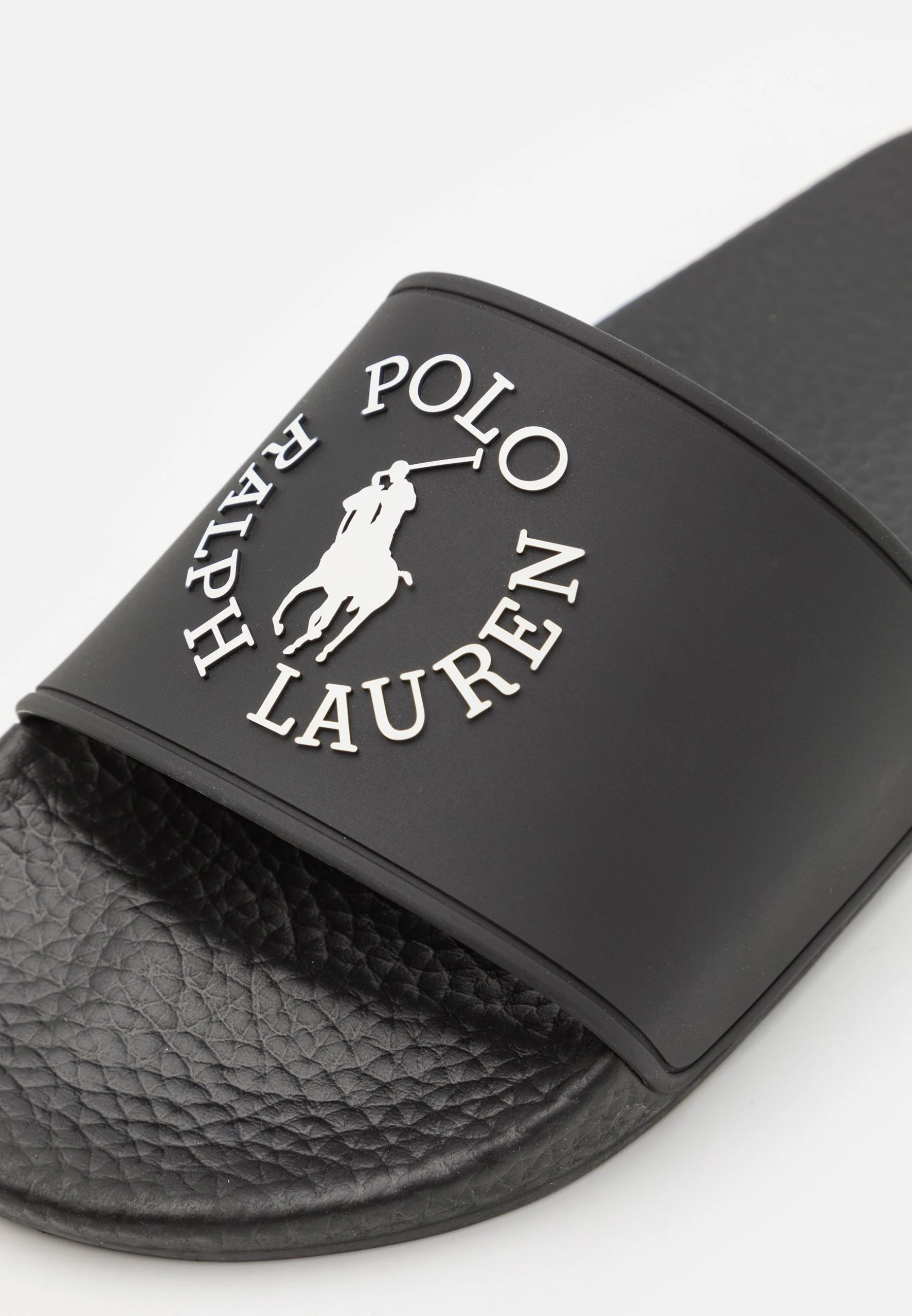 Polo Ralph Lauren SLIDE UNISEX - Klapki - Black/white 7 Polo Ralph Lauren SLIDE UNISEX - Klapki - Black/white - obrazek 5