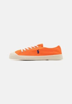 Polo Ralph Lauren ESSENCE LACE UNISEX - Sneakersy Niskie - Sailing Orange/royal Pp