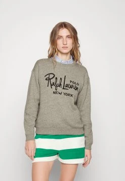 Polo Ralph Lauren MTHBK LONG SLEEVE SHIRT - Bluza - Dark Vintage Heather