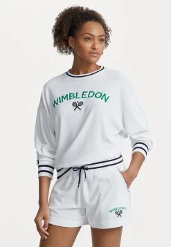 Polo Ralph Lauren RELAXED LONG SLEEVE - Bluza - Pure White