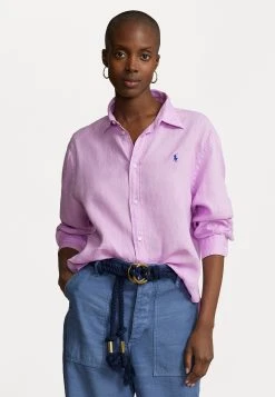 Polo Ralph Lauren LONG SLEEVE BUTTON FRONT SHIRT - Koszula - Soft Lilac