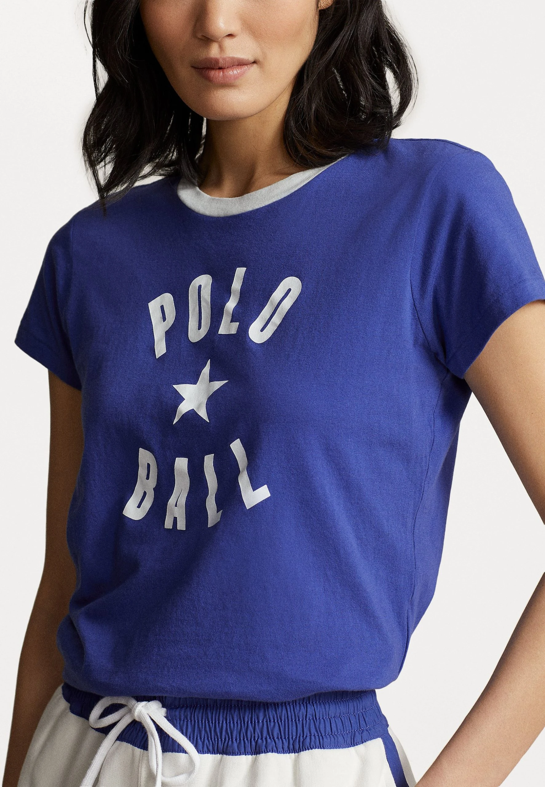 Polo Ralph Lauren BALL SHORT SLEEVE - T-shirt Z Nadrukiem - Bright Navy 7 Polo Ralph Lauren BALL SHORT SLEEVE - T-shirt Z Nadrukiem - Bright Navy - obrazek 5