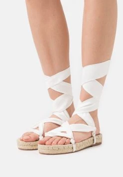Polo Ralph Lauren EMMA FLAT - Sandały - White
