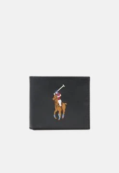 Polo Ralph Lauren COIN WALLET MEDIUM UNISEX - Portfel - Black