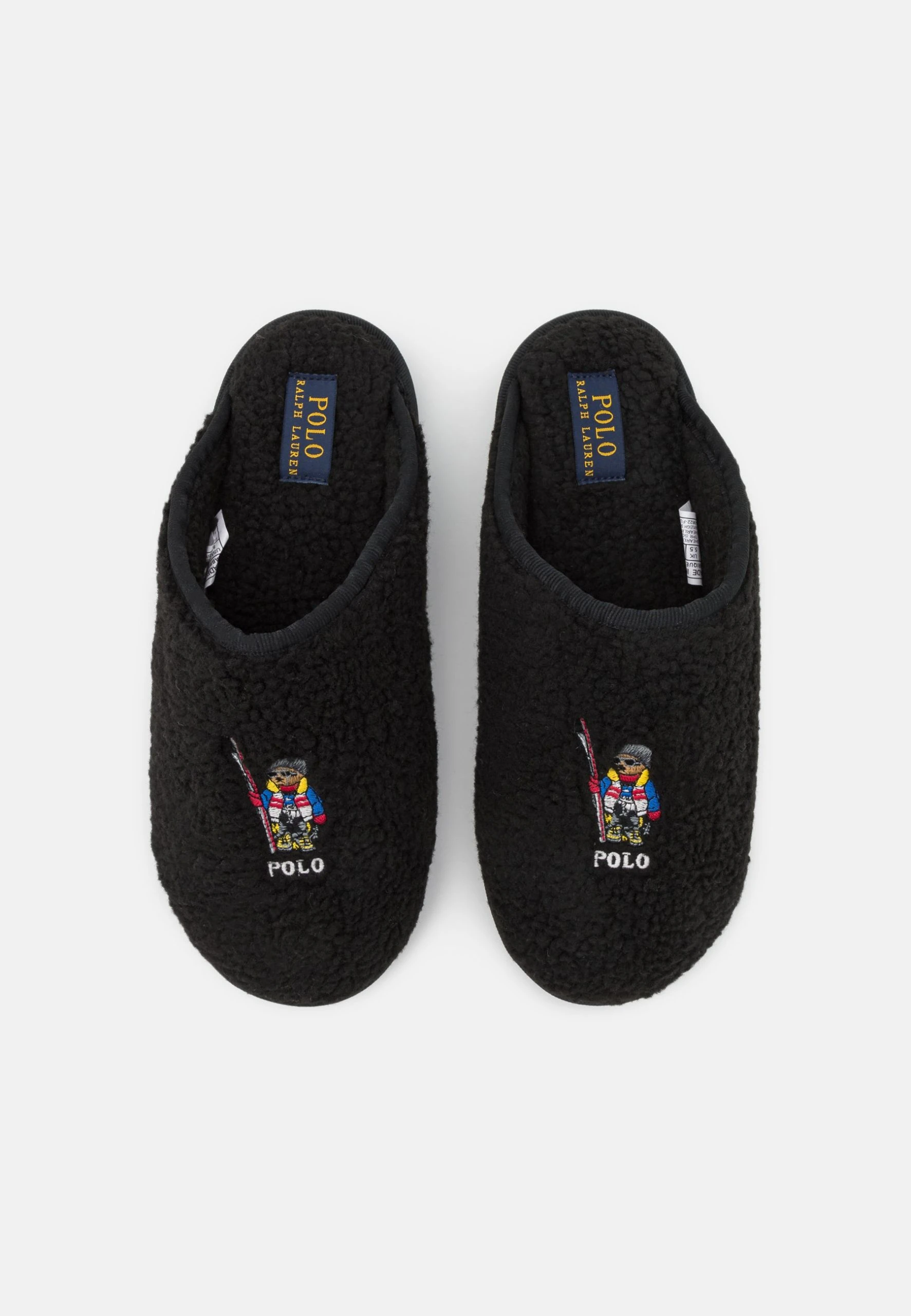 Polo Ralph Lauren KAYLEIGH SCUFF BEAR - Kapcie - Black 7 Polo Ralph Lauren KAYLEIGH SCUFF BEAR - Kapcie - Black - obrazek 5