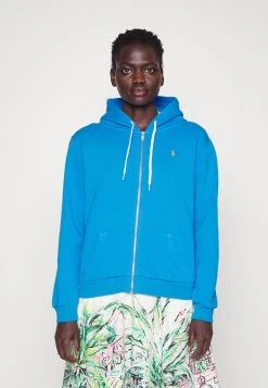 Polo Ralph Lauren LONG SLEEVE - Bluza Rozpinana - Glacier Turquoise