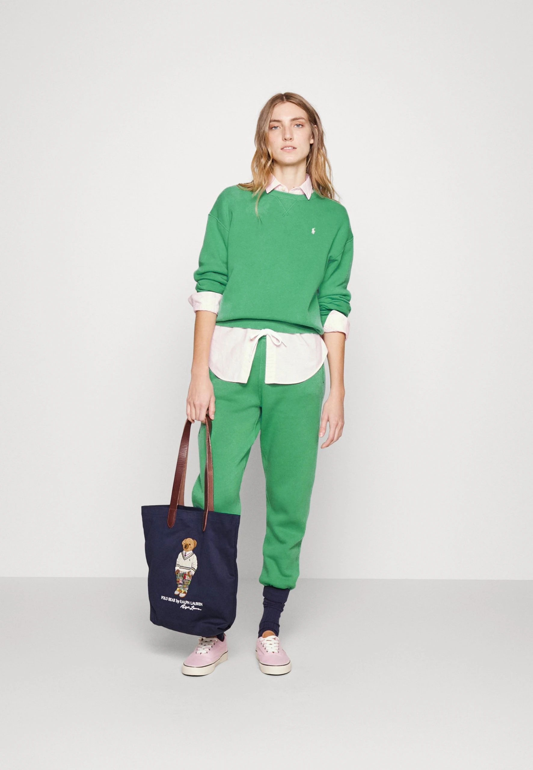 Polo Ralph Lauren ANKLE ATHLETIC - Spodnie Treningowe - Raft Green 4 Polo Ralph Lauren ANKLE ATHLETIC - Spodnie Treningowe - Raft Green - obrazek 2