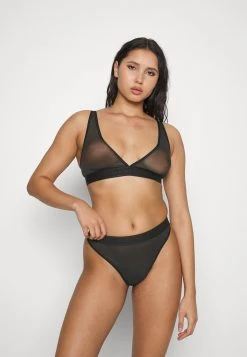 Polo Ralph Lauren UNLINED PLUNGE BRA - Biustonosz Z Trójkątną Miseczką - Onyx -Polo Ralph Lauren 2184e90dc6aa4872a636316876071356