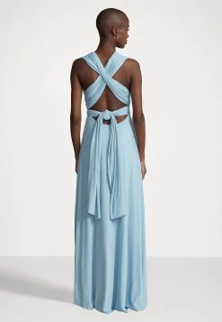Polo Ralph Lauren SLEEVELESS DRESS - Długa Sukienka - Powder Blue 9 Polo Ralph Lauren SLEEVELESS DRESS - Długa Sukienka - Powder Blue -Polo Ralph Lauren 22c742ddd4974534ad1027ecd960e206