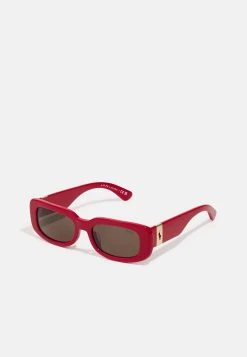 Polo Ralph Lauren UNISEX - Okulary Przeciwsłoneczne - Shiny Dark Red/dark Green