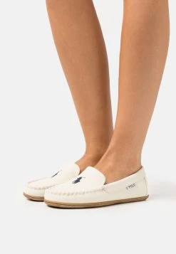 Polo Ralph Lauren COLLINS - Kapcie - Cream Washed/navy
