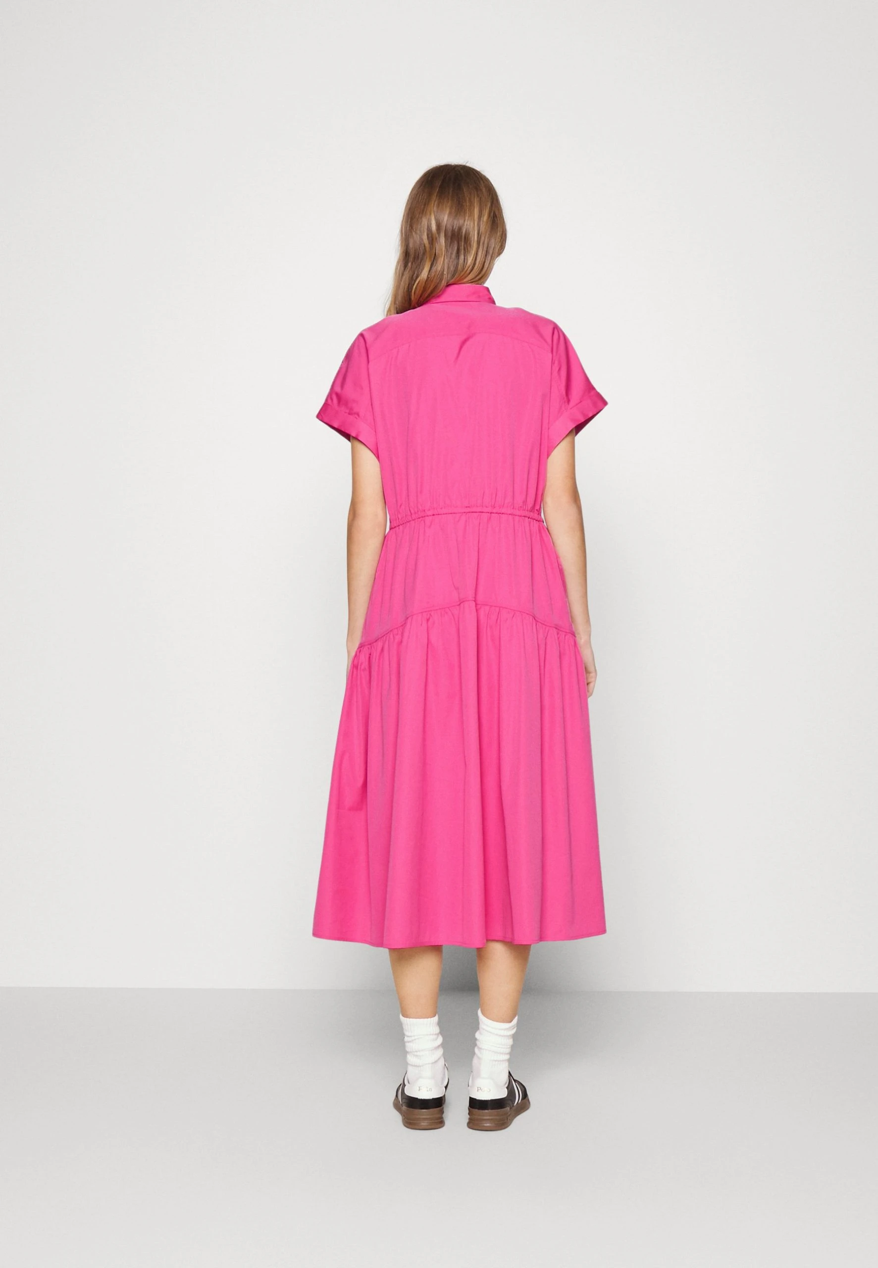 Polo Ralph Lauren CANNA SHORT SLEEVE DAY DRESS - Sukienka Koszulowa - Hot Fuchsia 5 Polo Ralph Lauren CANNA SHORT SLEEVE DAY DRESS - Sukienka Koszulowa - Hot Fuchsia - obrazek 3