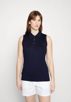 Polo Ralph Lauren TOUR SLEEVELESS - Koszulka Polo - French Navy