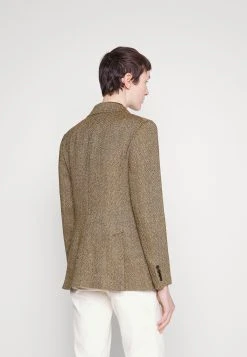 Polo Ralph Lauren HERTIAGE BLAZER - Żakiet - Brown/cream Herringbone -Polo Ralph Lauren 2db245b87f2446ecb9ff115977fcb1c1