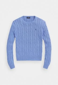 Polo Ralph Lauren JULIANNA LONG SLEEVE - Sweter - New Litchfield Blue -Polo Ralph Lauren 2ecbfb40d92d4d35ae3991ef6bf493c2