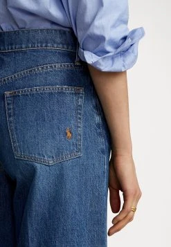 Polo Ralph Lauren HIGH RISE WIDE CROP STRAIGHT - Jeansy Dzwony - Georgia Wash -Polo Ralph Lauren 31396d3d0b9a4965bbc62fbbb37a9d8b