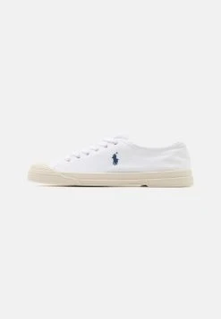 Polo Ralph Lauren ESSENCE LACE UNISEX - Sneakersy Niskie - White/navy