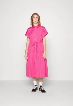 Polo Ralph Lauren CANNA SHORT SLEEVE DAY DRESS - Sukienka Koszulowa - Hot Fuchsia