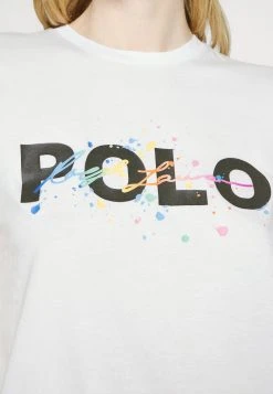Polo Ralph Lauren CREWNECK TEE - T-shirt Z Nadrukiem - White -Polo Ralph Lauren 35fae778176f489f82452b09aacf2253