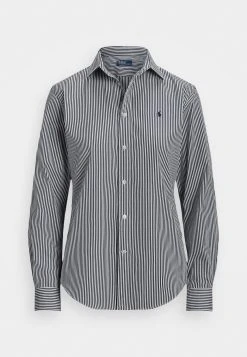 Polo Ralph Lauren LONG SLEEVE BUTTON FRONT SHIRT - Koszula - White/black 10 Polo Ralph Lauren LONG SLEEVE BUTTON FRONT SHIRT - Koszula - White/black -Polo Ralph Lauren 364452f4e49c4a9baf3562fe41a0cbb9