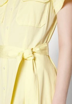 Polo Ralph Lauren SHORT SLEEVE DAY DRESS - Sukienka Koszulowa - Bird Yellow -Polo Ralph Lauren 39c9d0f30d7b4e2c8607df5a8b36daaf