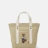 Polo Ralph Lauren SMALL TOTE SMALL - Torebka - Dune Tan