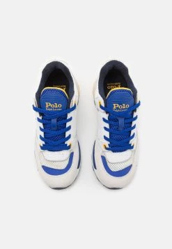 Polo Ralph Lauren TRACKSTR 200 TOP LACE UNISEX - Sneakersy Niskie - White/royal/gold 9 Polo Ralph Lauren TRACKSTR 200 TOP LACE UNISEX - Sneakersy Niskie - White/royal/gold -Polo Ralph Lauren 3bbfb6b801d7462dbfb3fc4837ab45f9