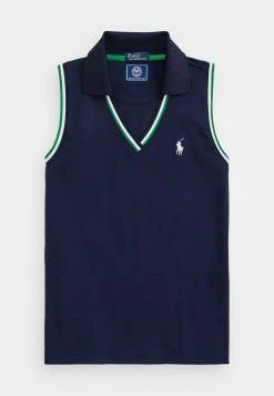 Polo Ralph Lauren SLEEVELESS - Koszulka Polo - Refined Navy/white -Polo Ralph Lauren 3fcf3791888946e886cfb886cb08a557