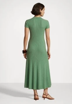 Polo Ralph Lauren COLLAR DRESS SHORT SLEEVE DAY DRESS - Sukienka Dzianinowa - Fairway Green -Polo Ralph Lauren 4359f74c8bf1423c95dd730a396719e5