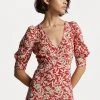Polo Ralph Lauren TEO SLEEVE DAY DRESS - Sukienka Letnia - Red -Polo Ralph Lauren 43d8f6cca0b54139b673c667e2da8f15