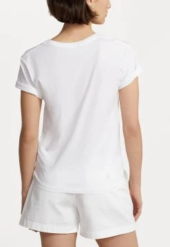 Polo Ralph Lauren MODCALI SHORT SLEEVE - T-shirt Z Nadrukiem - White -Polo Ralph Lauren 4a5218be18294c13bb16afb088ec4637