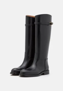 Polo Ralph Lauren RIDING BOOTS TALL - Kozaki - Black -Polo Ralph Lauren 4c1e29d91cc94154a2d99995812a3992