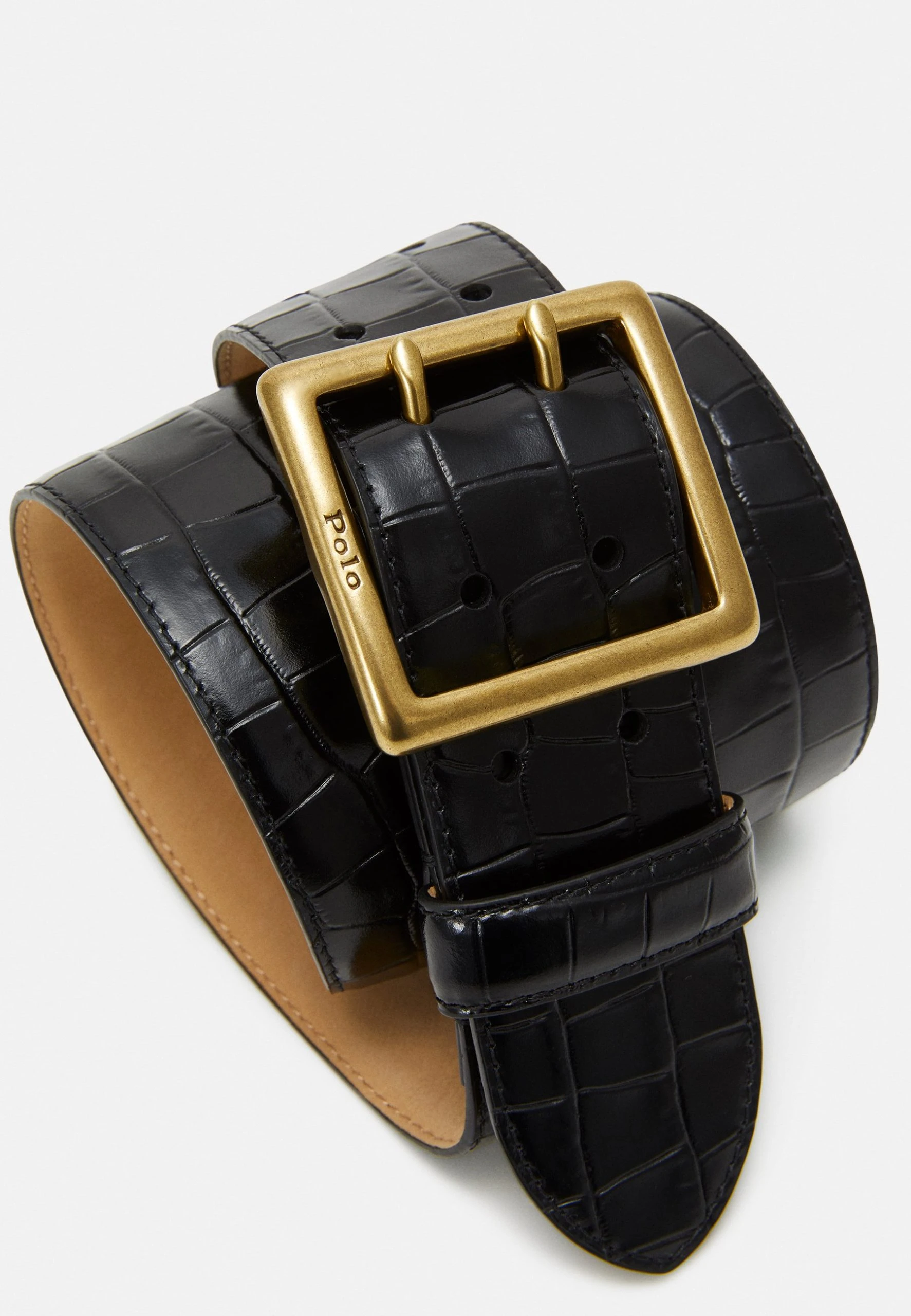 Polo Ralph Lauren BELT MEDIUM - Pasek - Black 6 Polo Ralph Lauren BELT MEDIUM - Pasek - Black - obrazek 4