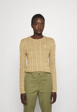 Polo Ralph Lauren SLIM FIT - Sweter - Luxury Tan