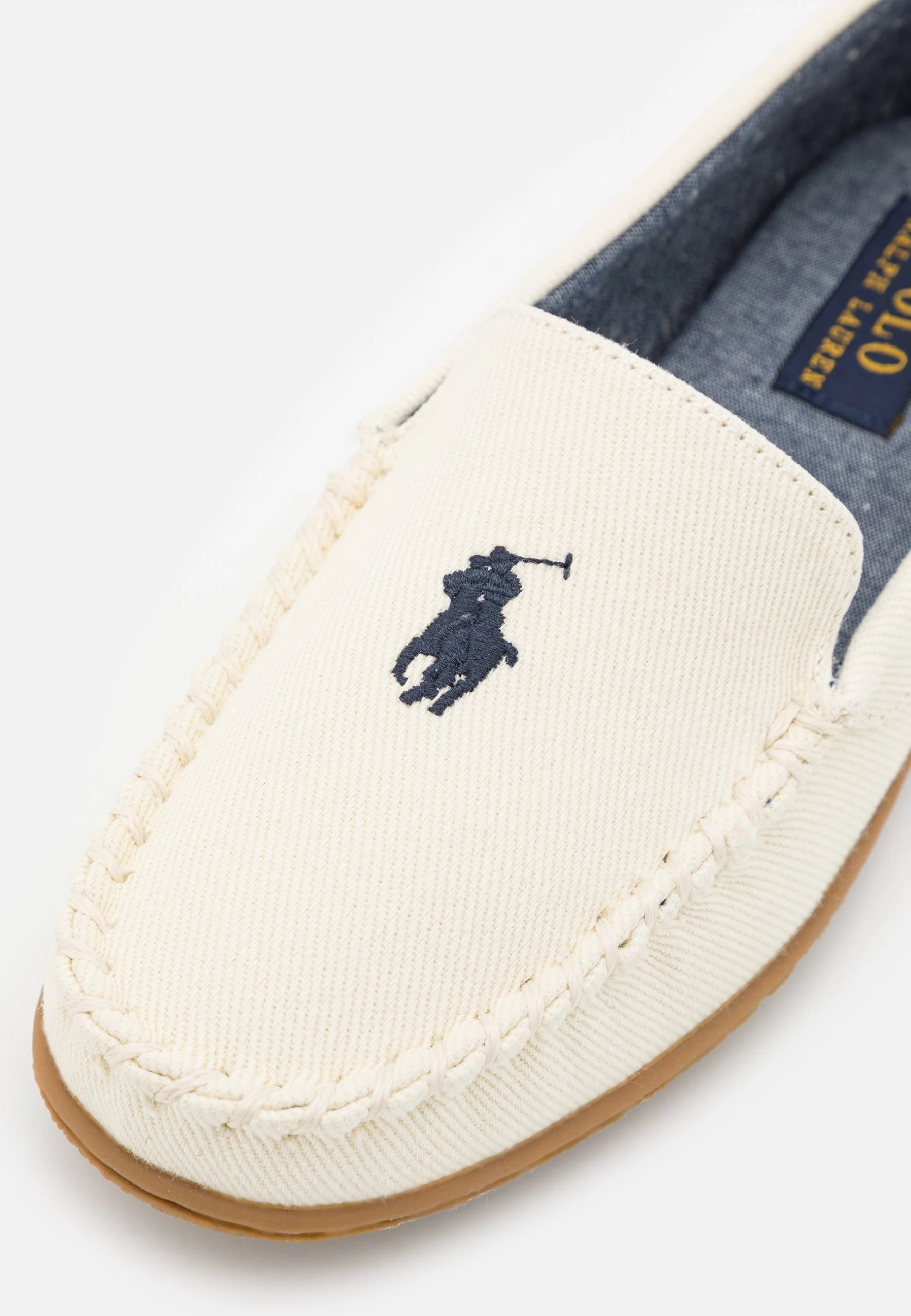 Polo Ralph Lauren COLLINS - Kapcie - Cream Washed/navy 9 Polo Ralph Lauren COLLINS - Kapcie - Cream Washed/navy - obrazek 7