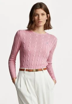 Polo Ralph Lauren JULIANNA LONG SLEEVE - Sweter - Carmel Pink