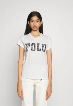 Polo Ralph Lauren TEE SHORT SLEEVE - T-shirt Z Nadrukiem - White
