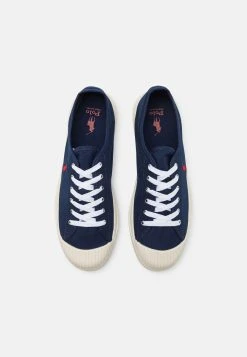 Polo Ralph Lauren ESSENCE LACE UNISEX - Sneakersy Niskie - Newport Navy/red -Polo Ralph Lauren 540dc6a6d48744d6b1143820a59fcbed