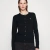 Polo Ralph Lauren LONG SLEEVE CARDIGAN - Kardigan - Black