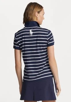 Polo Ralph Lauren BALL SHORT SLEEVE - Koszulka Polo - Refined Navy/ceramic White -Polo Ralph Lauren 5544c968e44243d7a68bf27e64d1f358