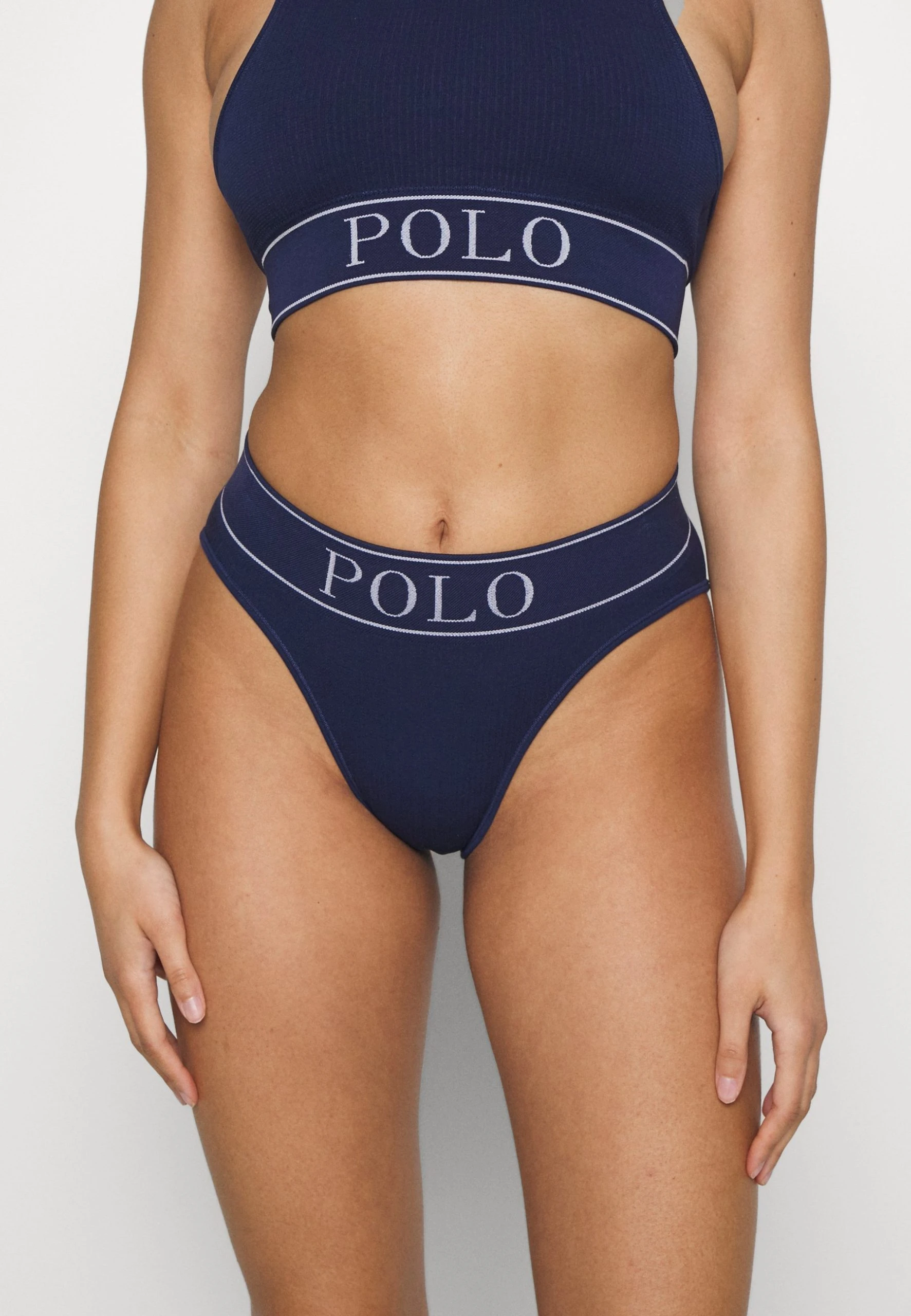 Polo Ralph Lauren HIGH WAIST - Figi - Navy 4 Polo Ralph Lauren HIGH WAIST - Figi - Navy - obrazek 2